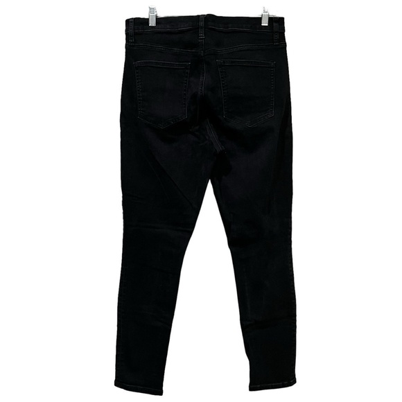 Gap 14 Black True Skinny Denim Jeans R10 - Picture 2 of 5